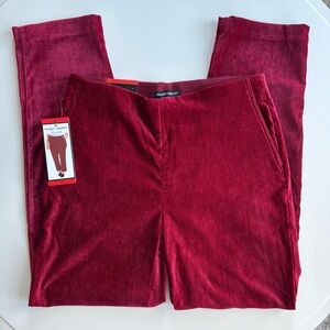 Harve Benard Red Velvet pants